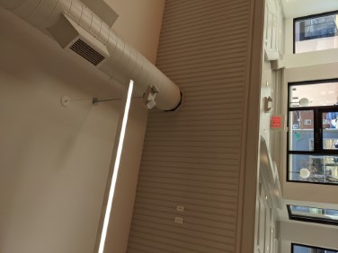 finished interior of entryway